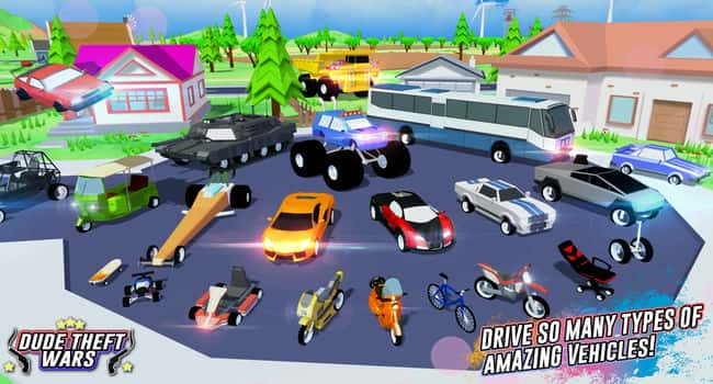 Dude Theft Wars MOD APK Unlimited Health