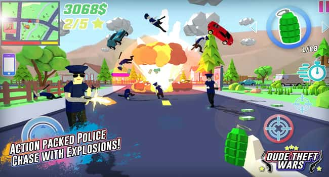 Dude Theft Wars MOD APK Unlimited Money